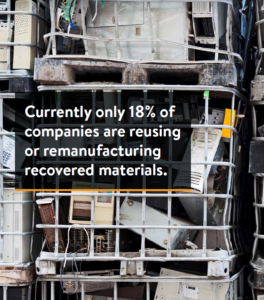18% recovered materials